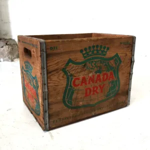 CANADA DRY ビンテージ ウッドボックス
