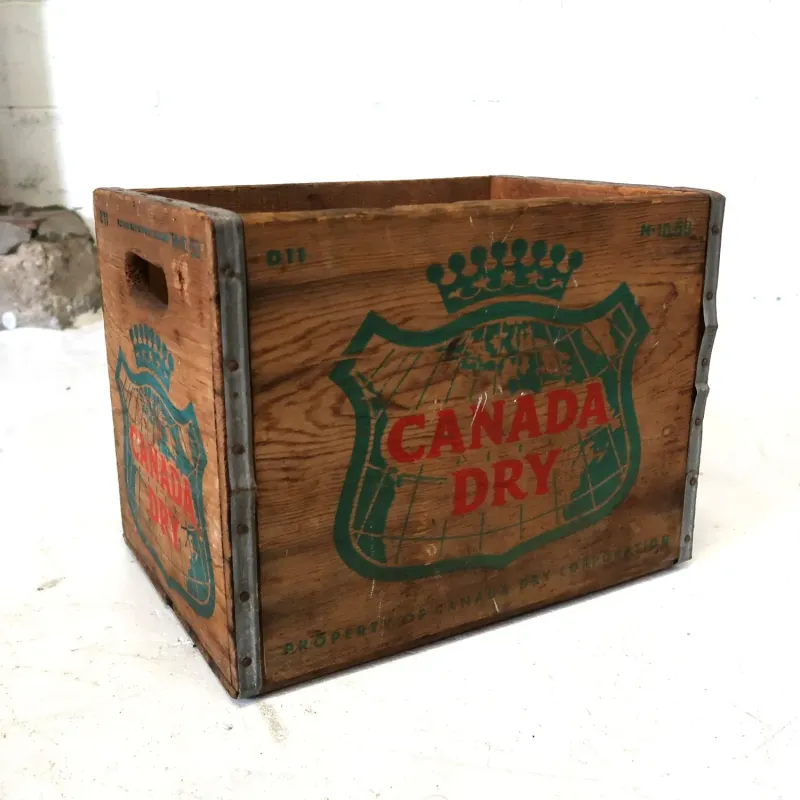 CANADA DRY ビンテージ ウッドボックス