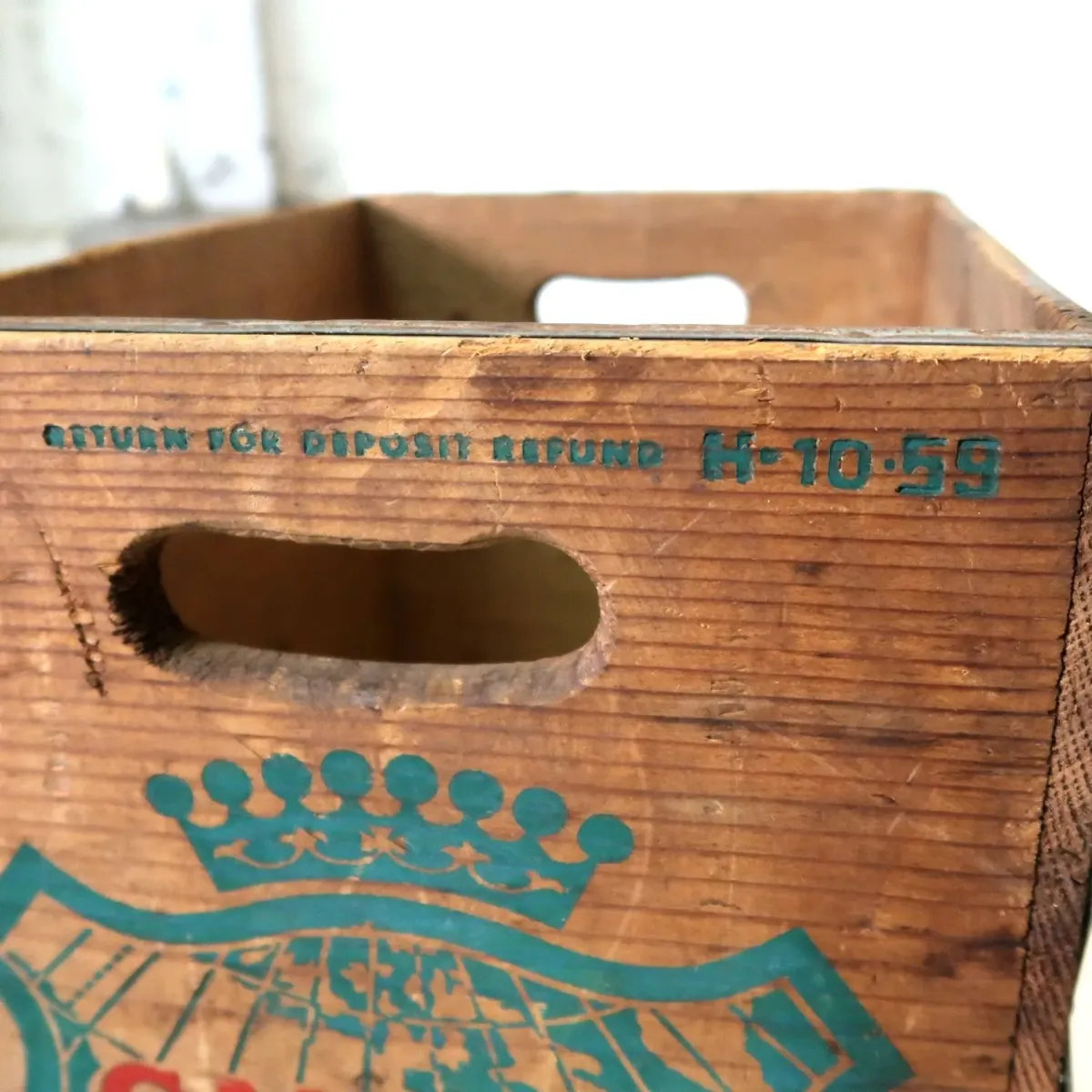 CANADA DRY ビンテージ ウッドボックス