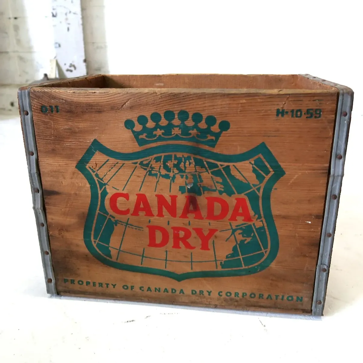 CANADA DRY ビンテージ ウッドボックス