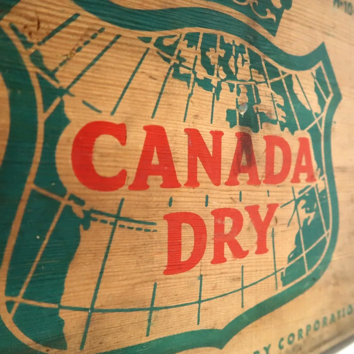 CANADA DRY ビンテージ ウッドボックス