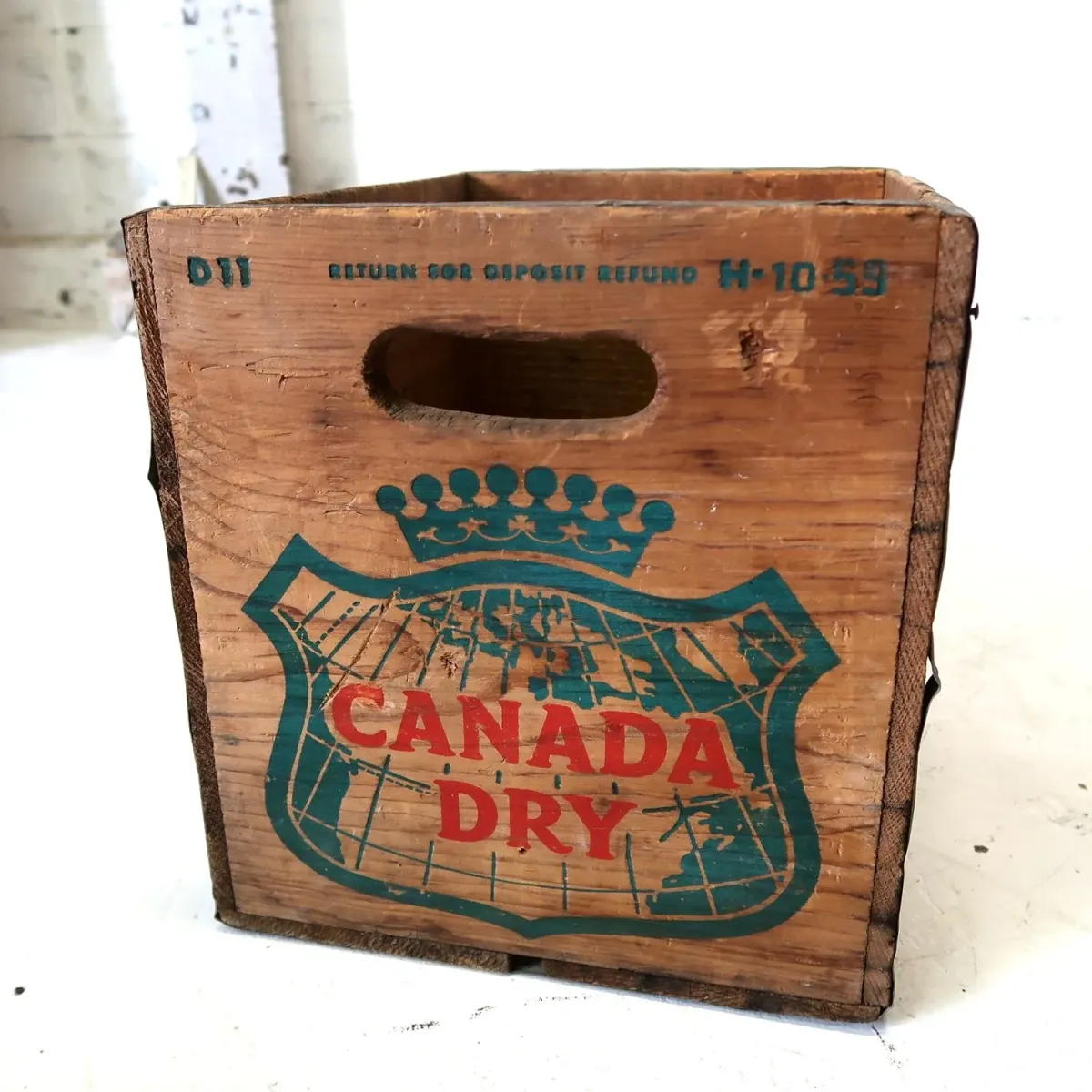 CANADA DRY ビンテージ ウッドボックス