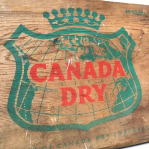 CANADA DRY ビンテージ ウッドボックス