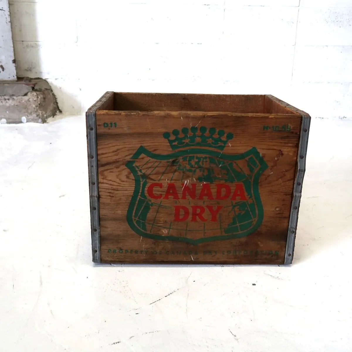 CANADA DRY ビンテージ ウッドボックス