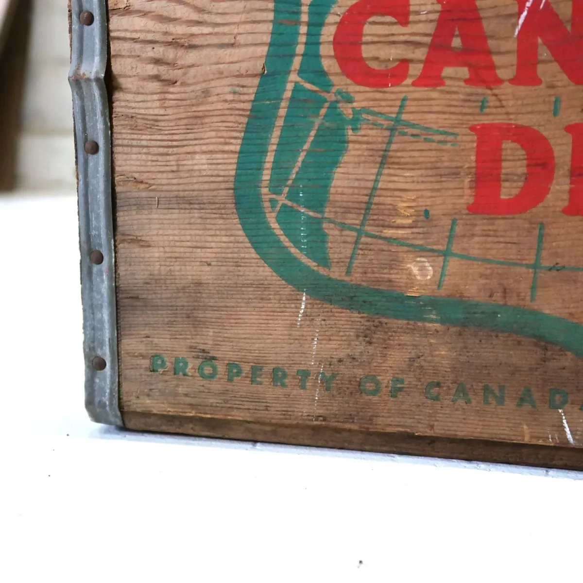 CANADA DRY ビンテージ ウッドボックス