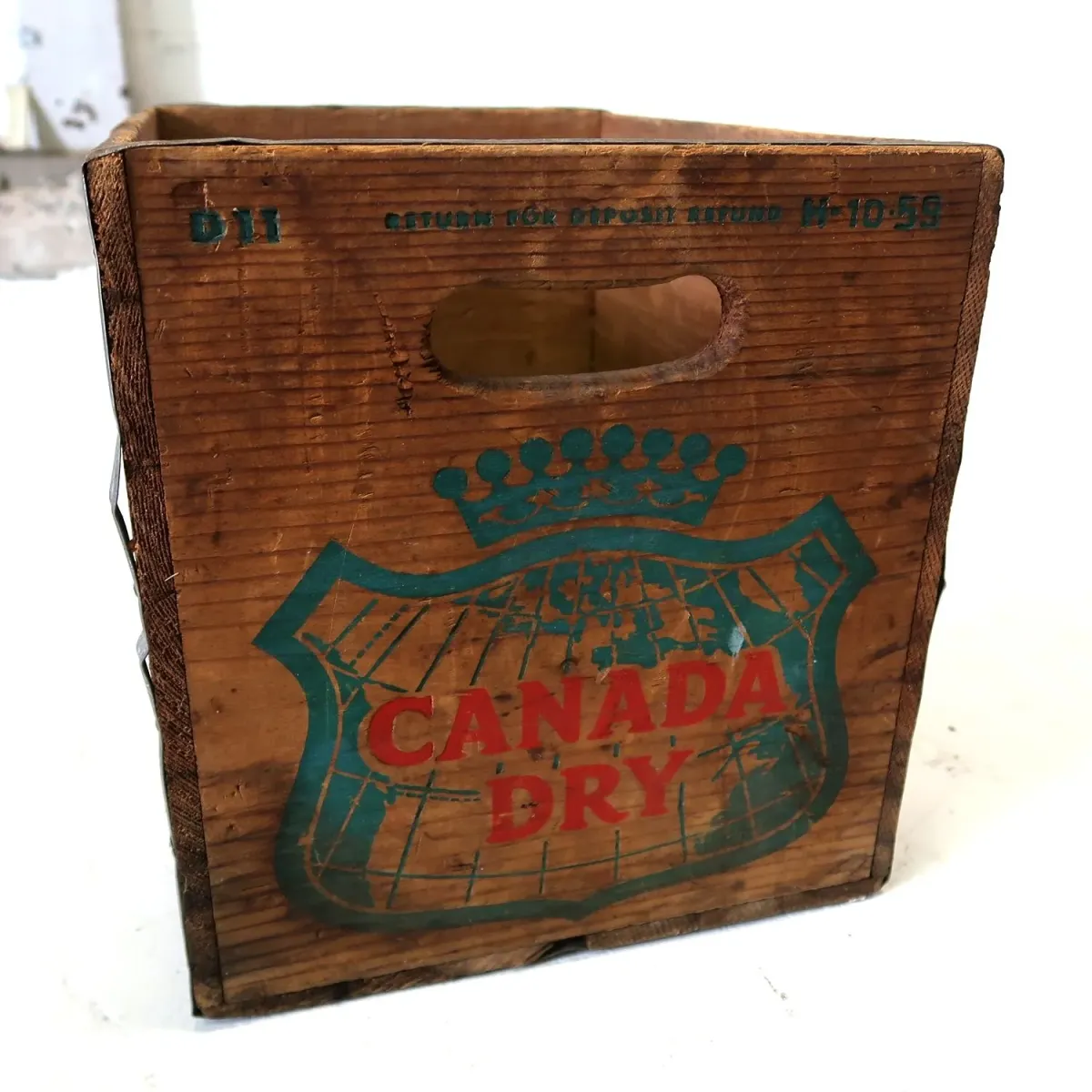 CANADA DRY ビンテージ ウッドボックス