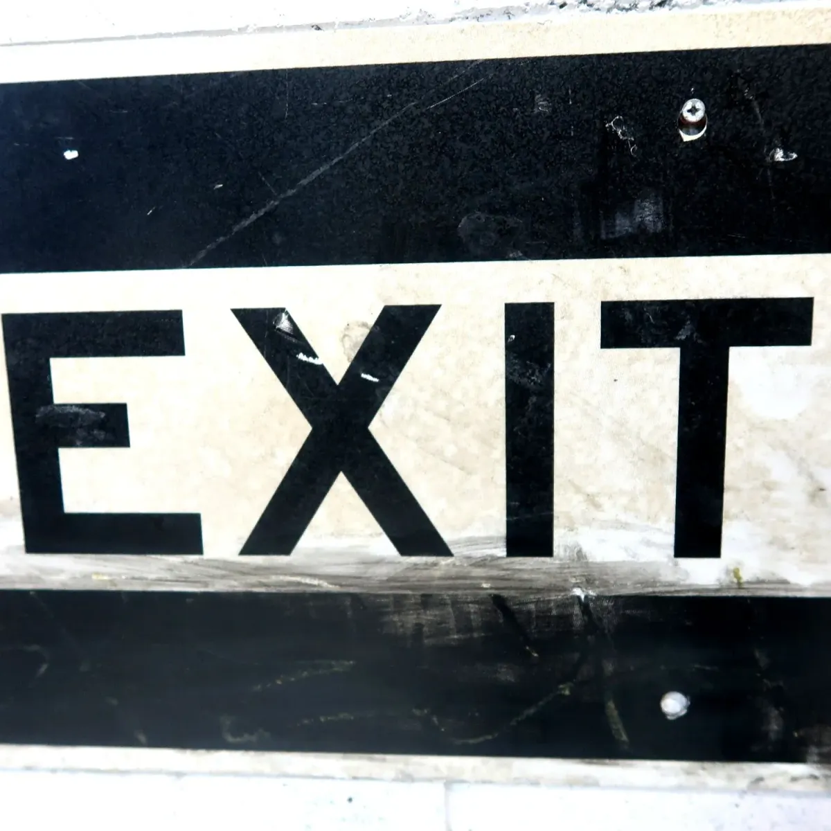 EXIT ビンテージ ロードサイン