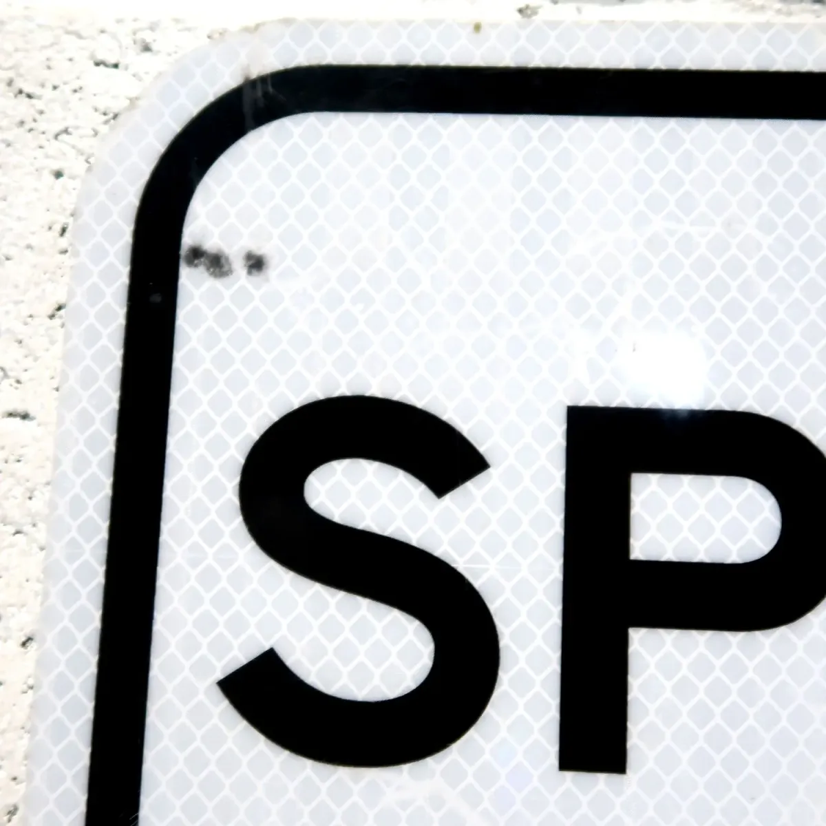 ロードサイン SPEED LIMIT 15