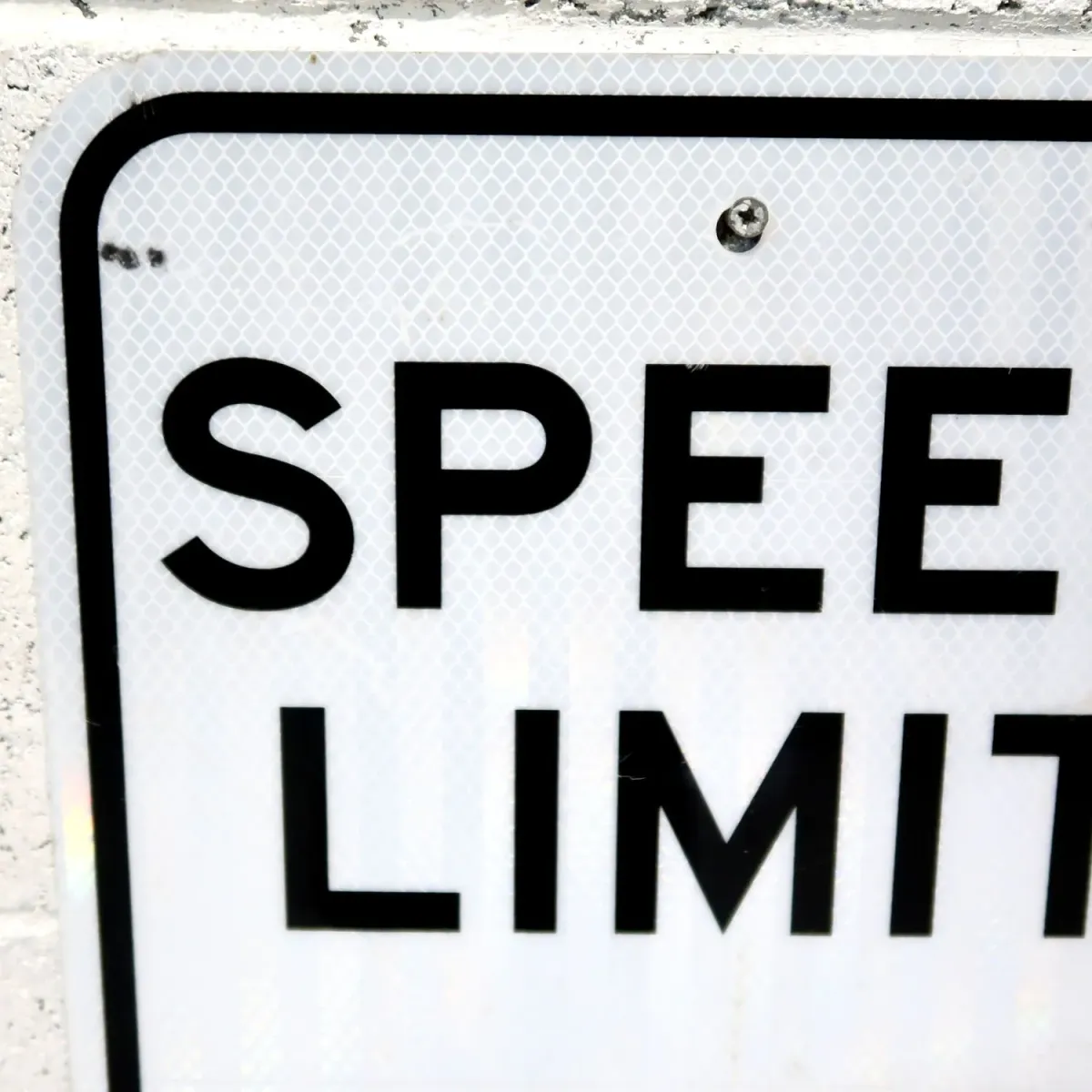ロードサイン SPEED LIMIT 15