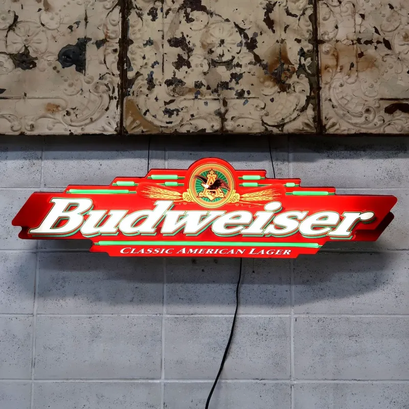 Budweiser ビンテージ ライトサイン