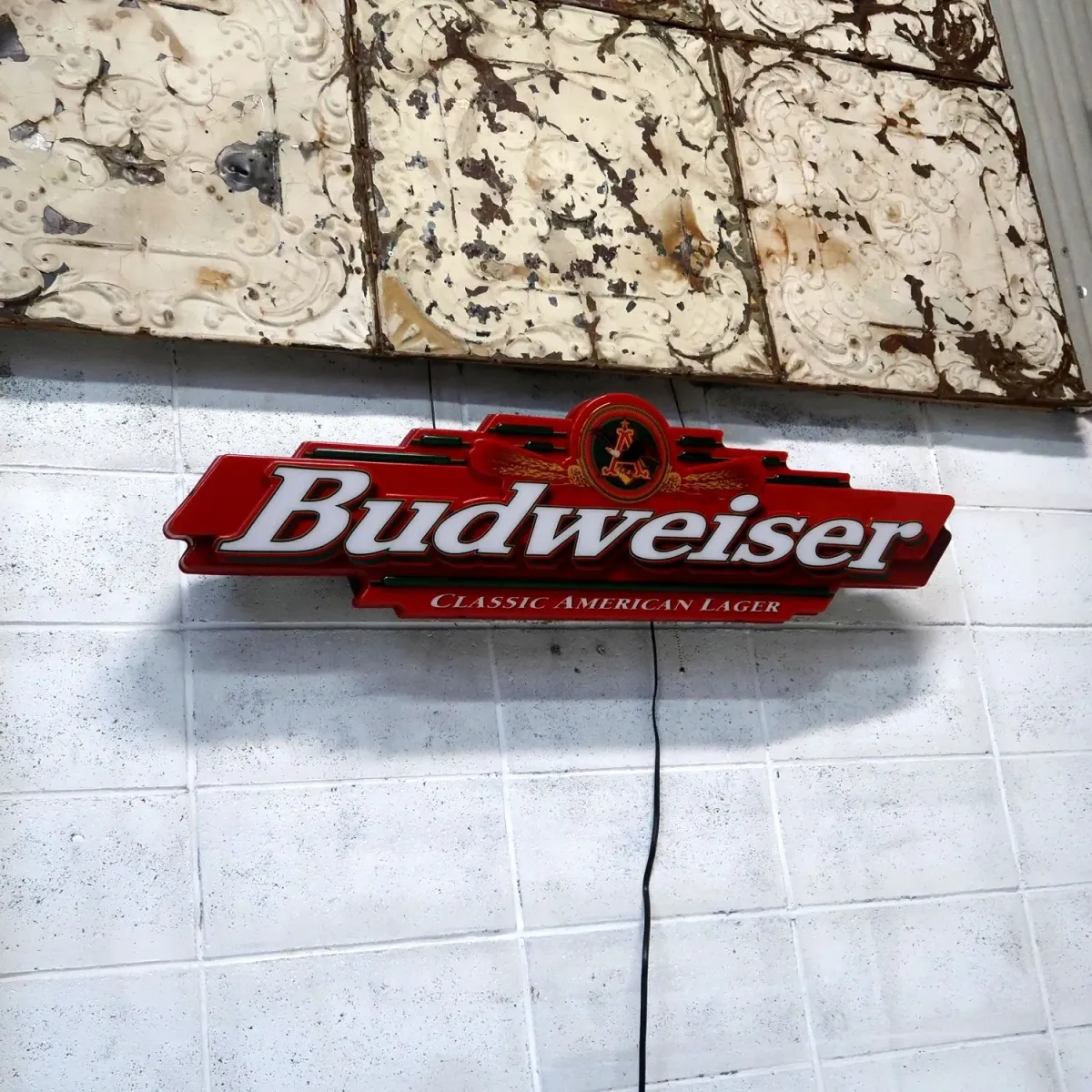 Budweiser ビンテージ ライトサイン