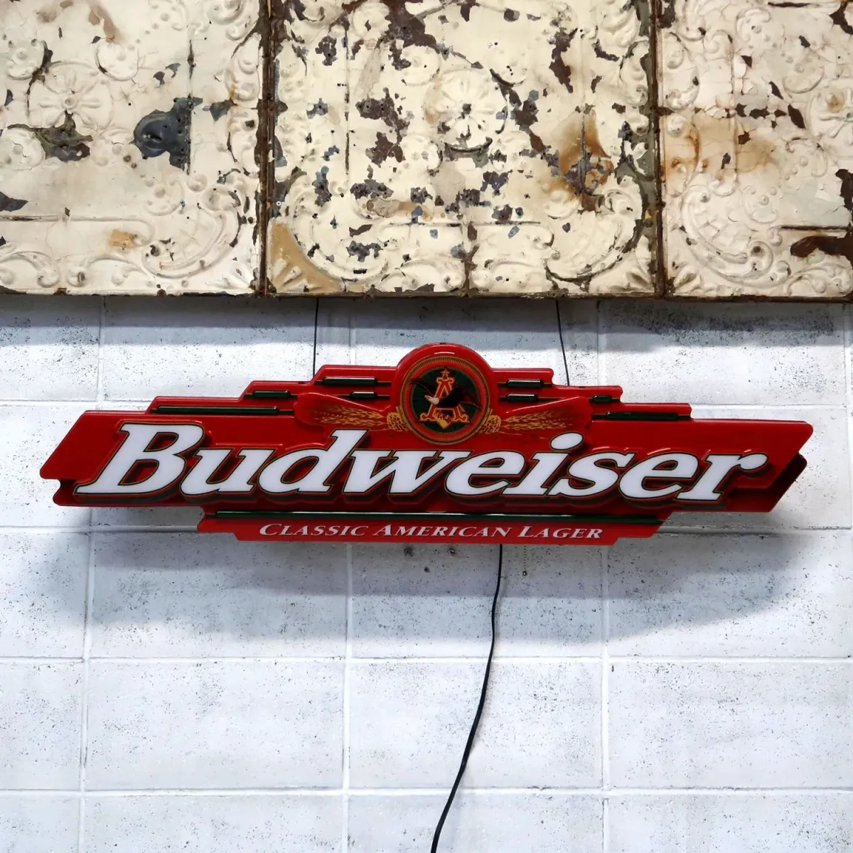 Budweiser ビンテージ ライトサイン