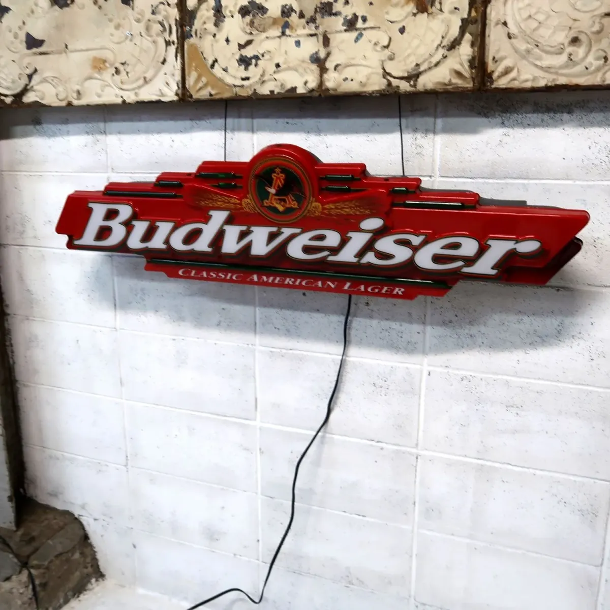 Budweiser ビンテージ ライトサイン