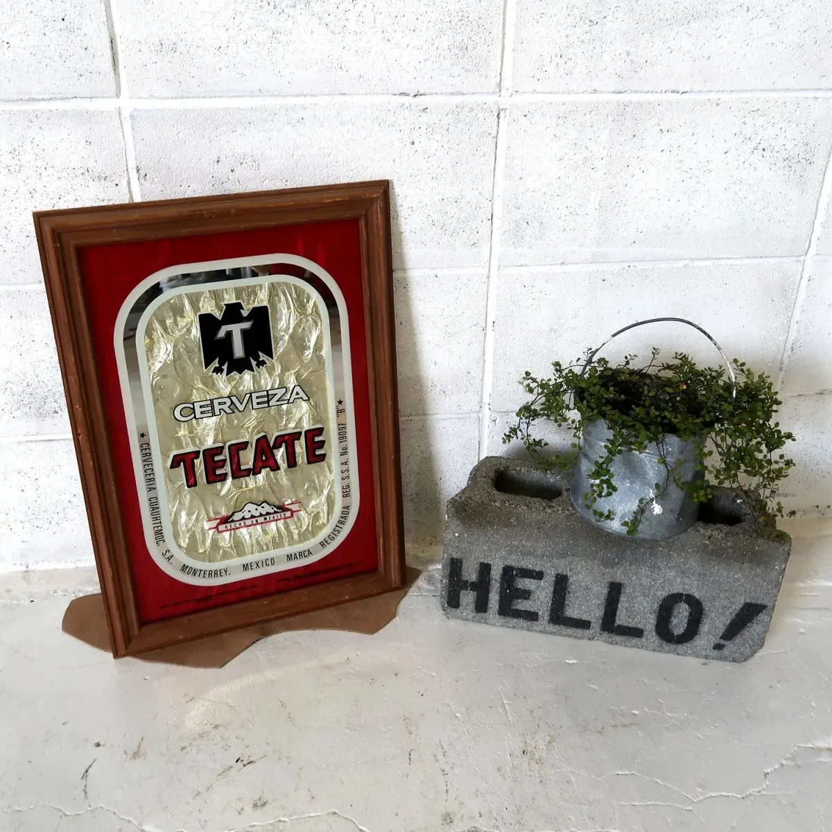 TECATE ビンテージ パブミラー