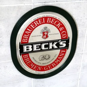 BECK'S ビンテージ パブミラー