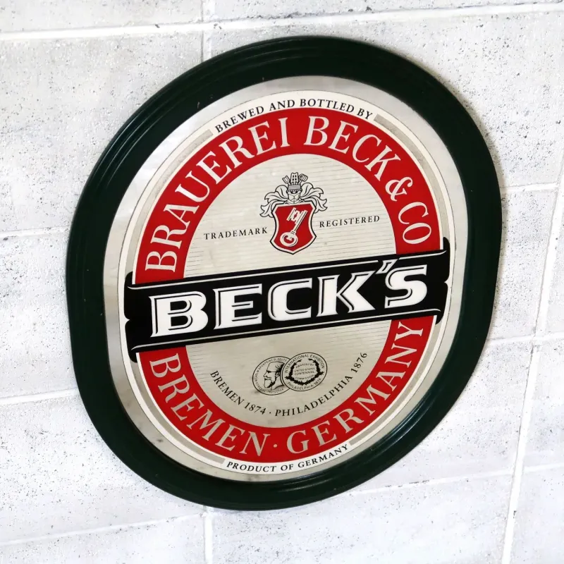 BECK'S ビンテージ パブミラー