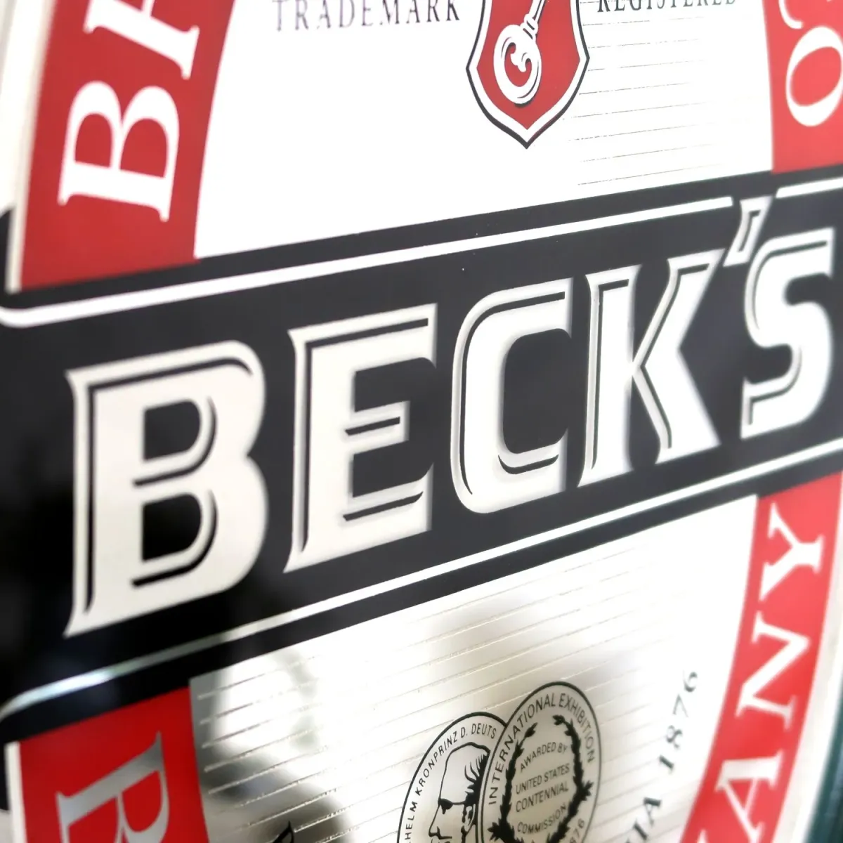 BECK'S ビンテージ パブミラー