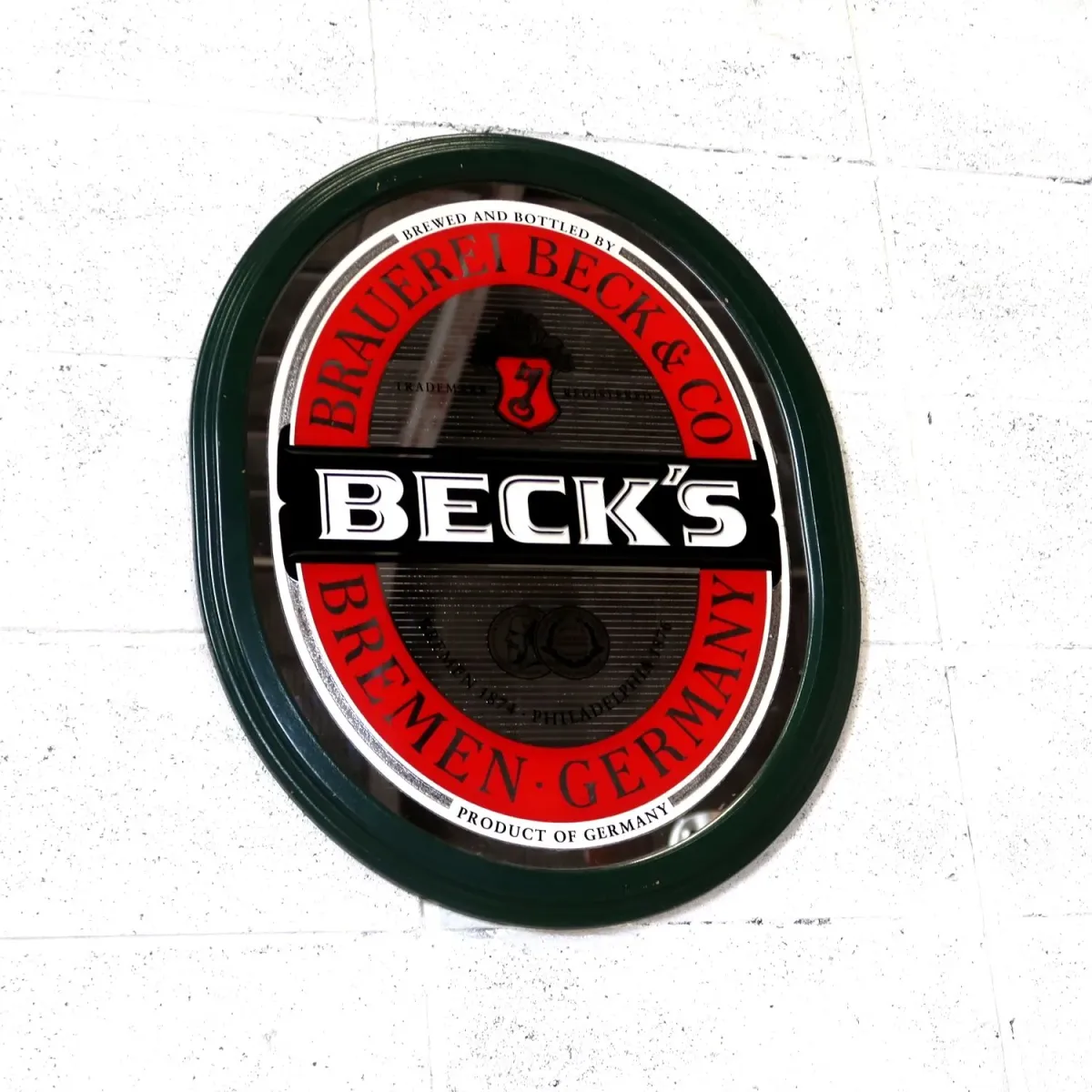BECK'S ビンテージ パブミラー