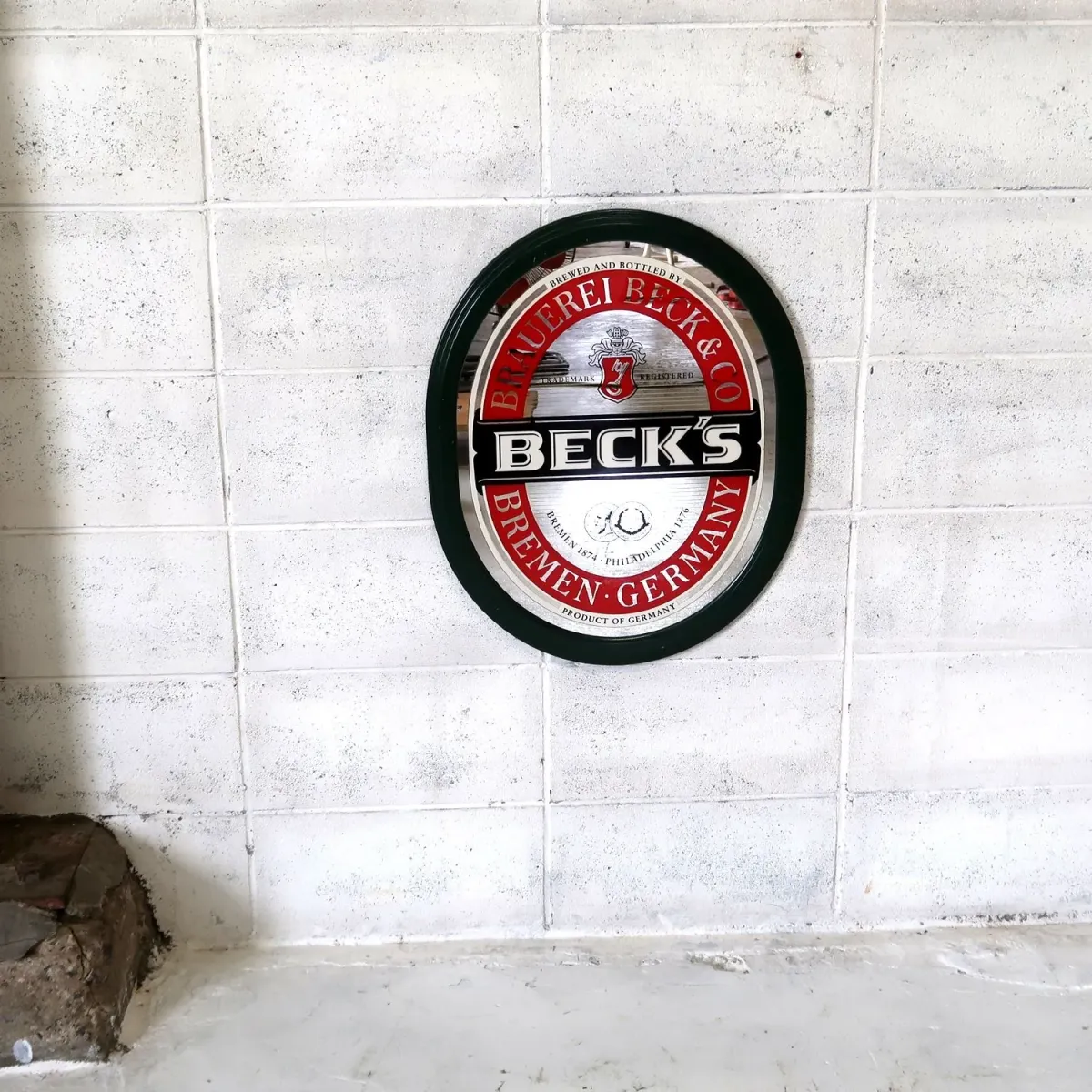 BECK'S ビンテージ パブミラー