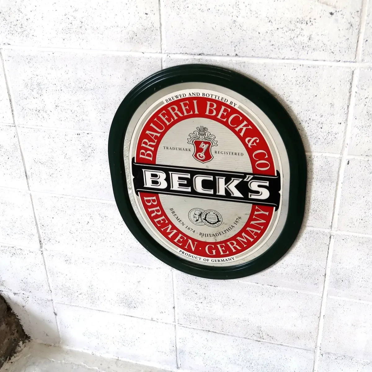BECK'S ビンテージ パブミラー