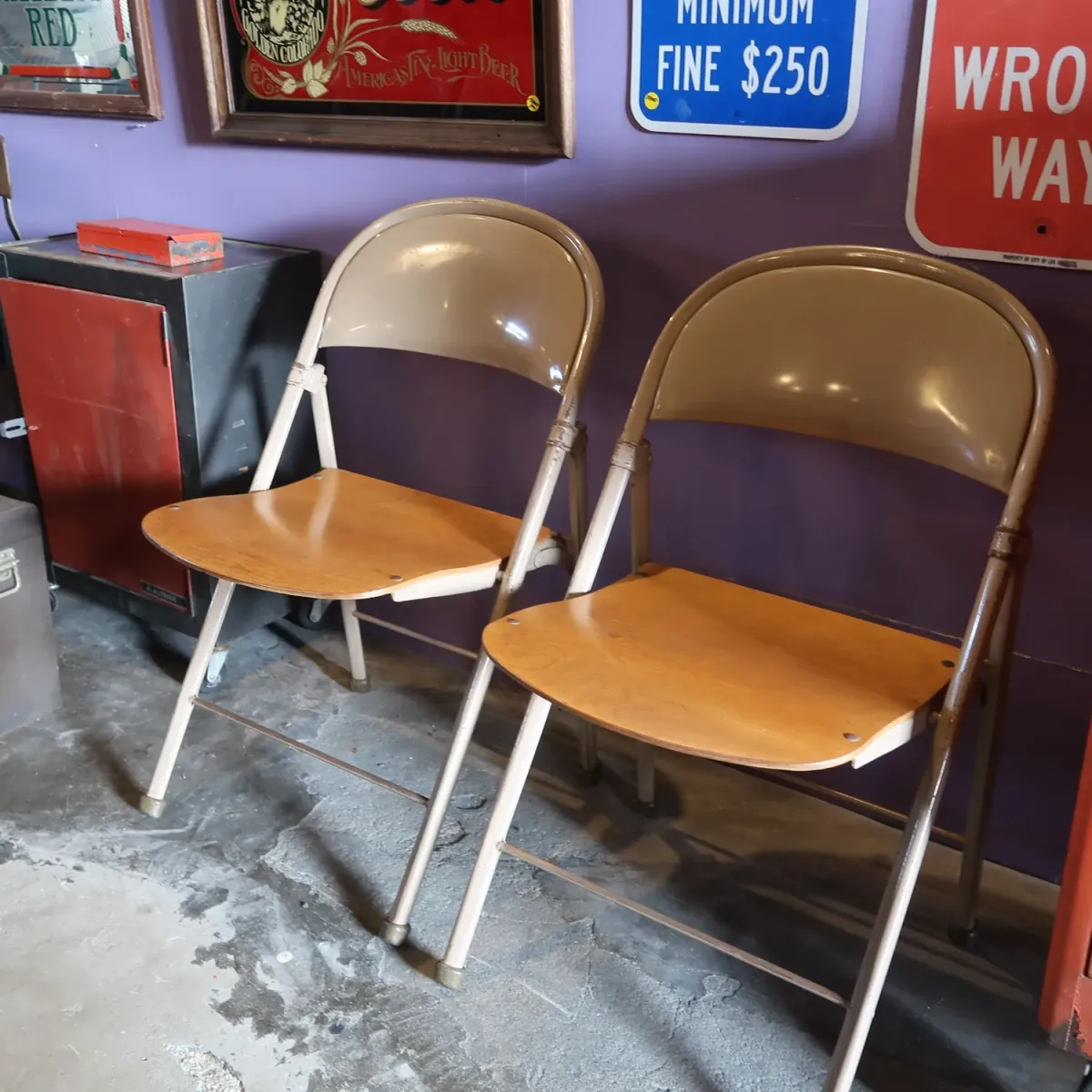 AMERICAN SEATING社 ビンテージ フォールディングチェア