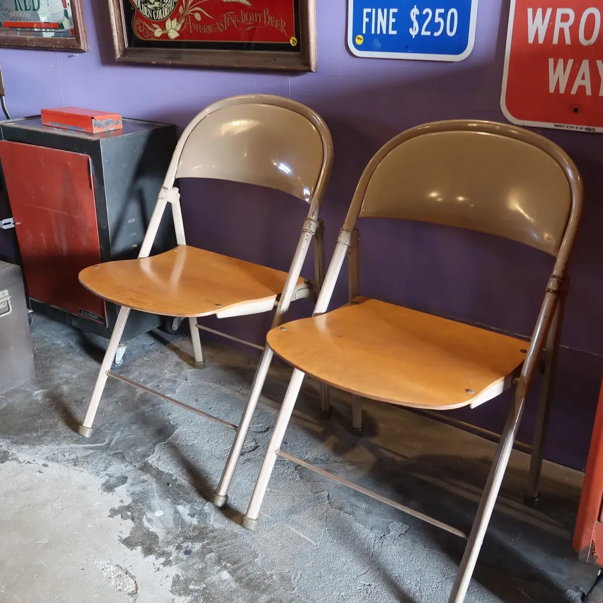 AMERICAN SEATING社 ビンテージ フォールディングチェア