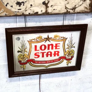 LONE STAR ビンテージ ライトサインパブミラー