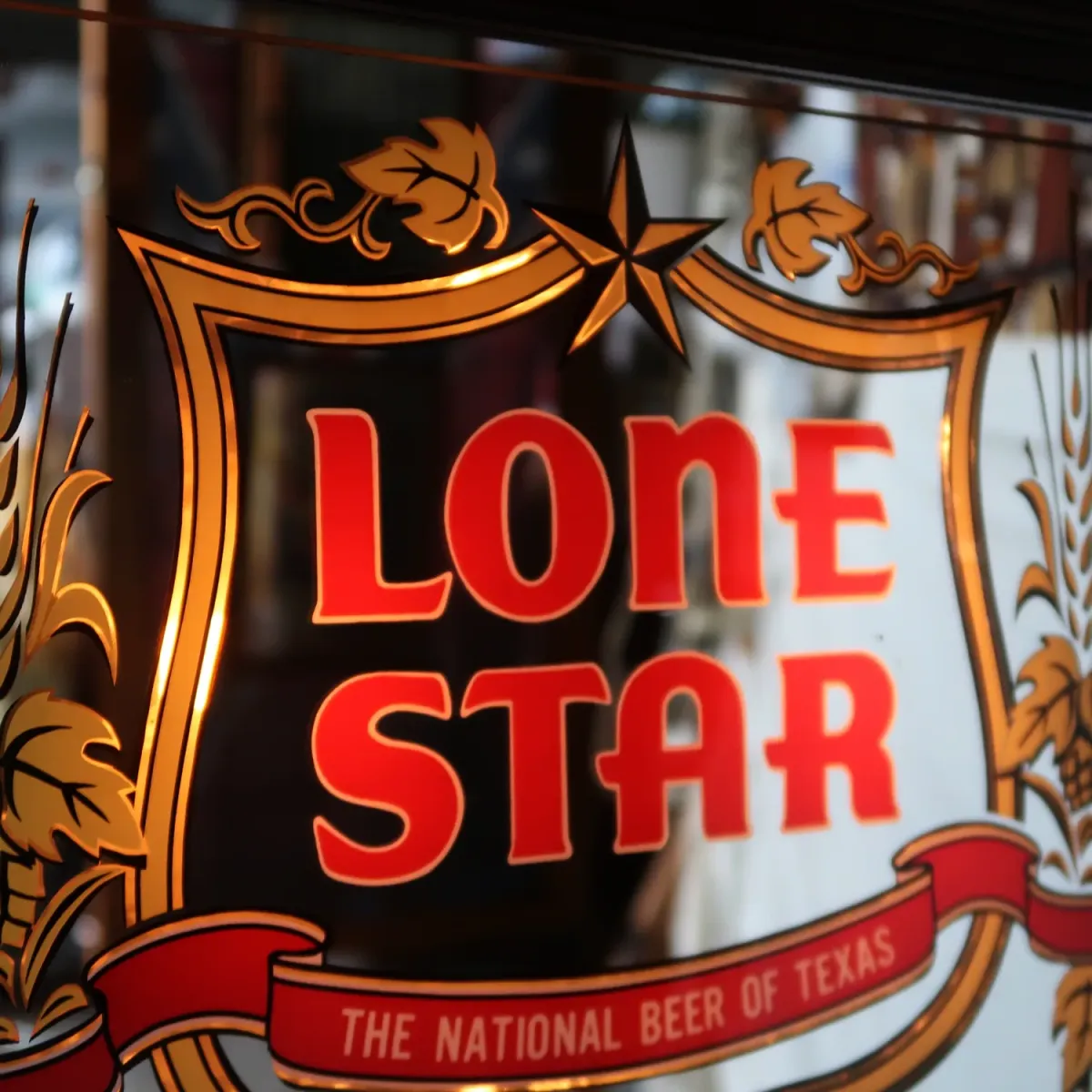 LONE STAR ビンテージ ライトサインパブミラー