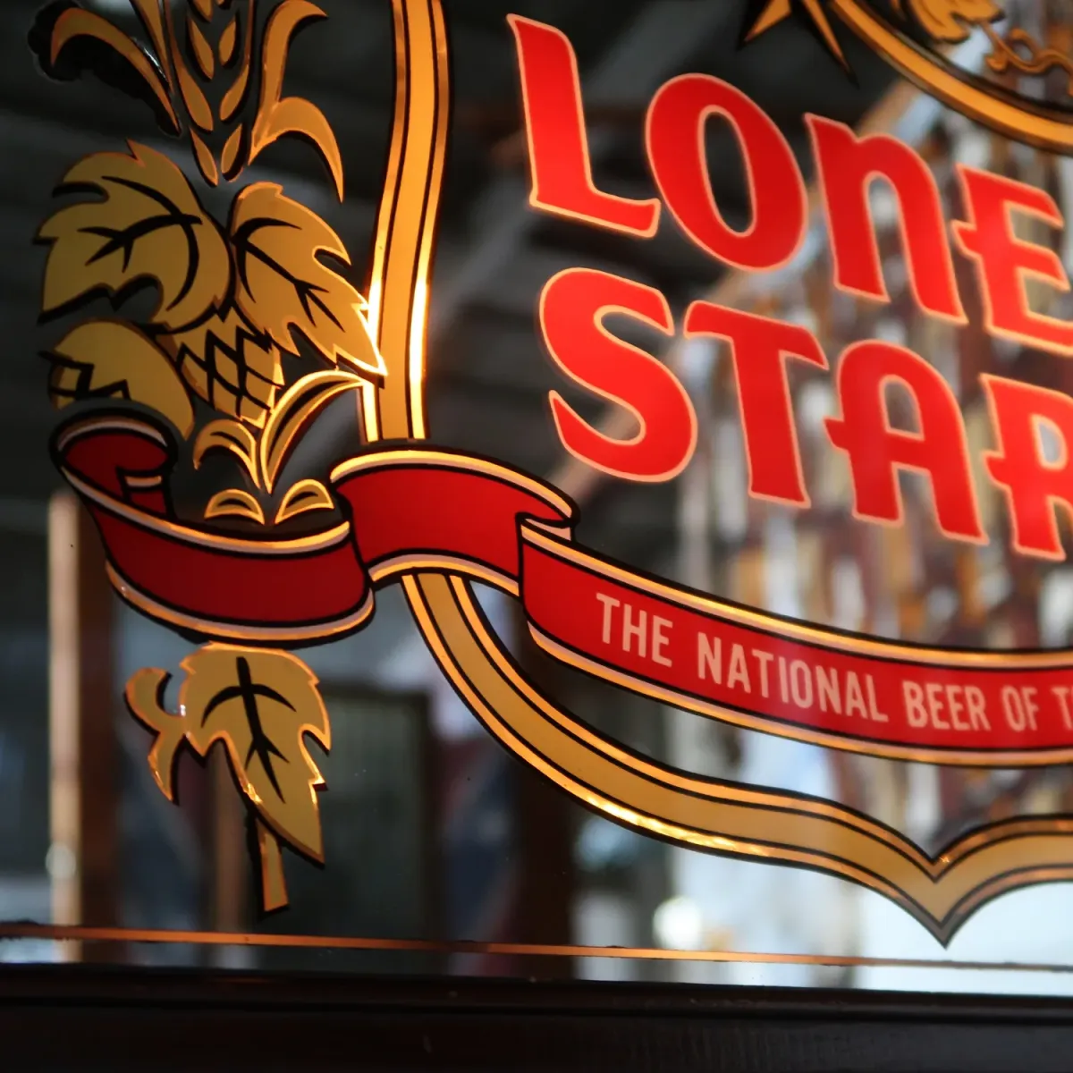 LONE STAR ビンテージ ライトサインパブミラー