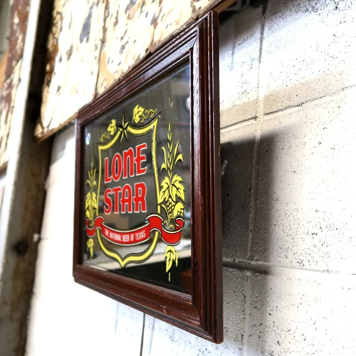 LONE STAR ビンテージ ライトサインパブミラー
