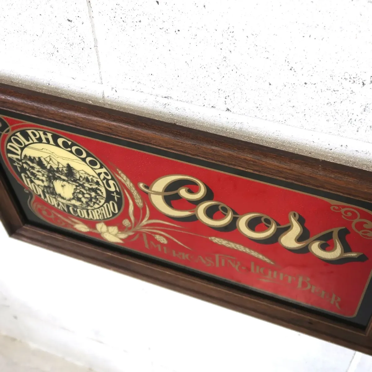 Coors ビンテージ パブミラー