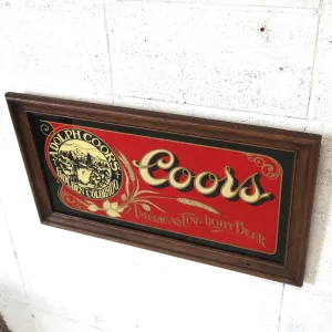 Coors ビンテージ パブミラー