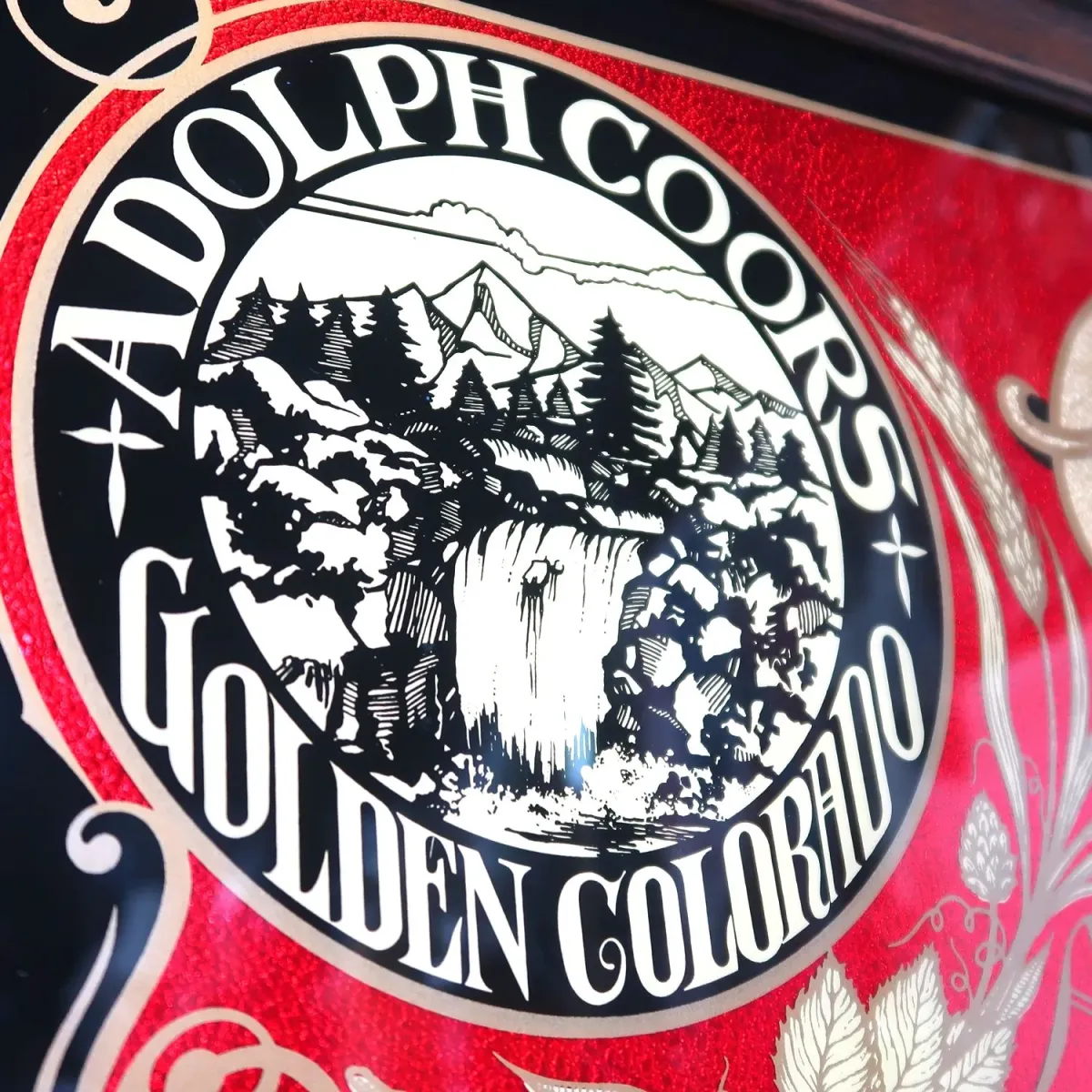 Coors ビンテージ パブミラー