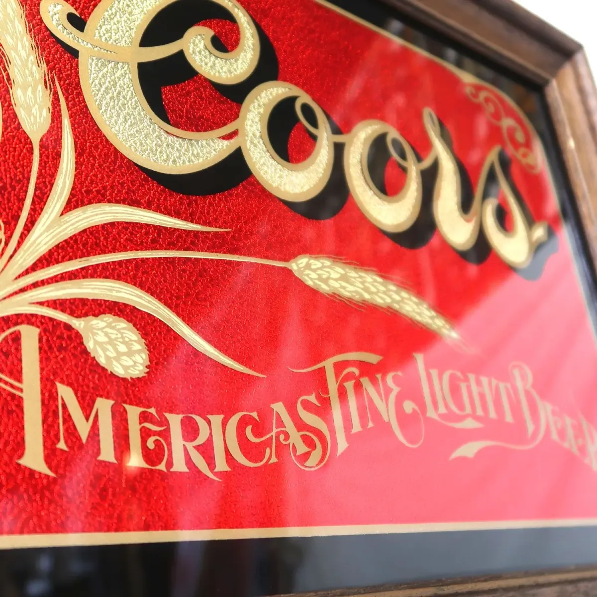 Coors ビンテージ パブミラー