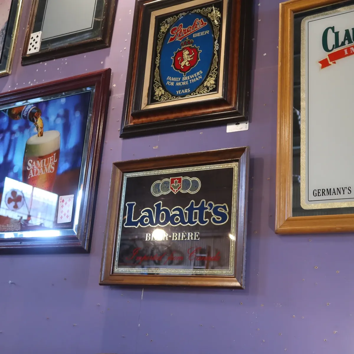 Labatt BEER パブミラー