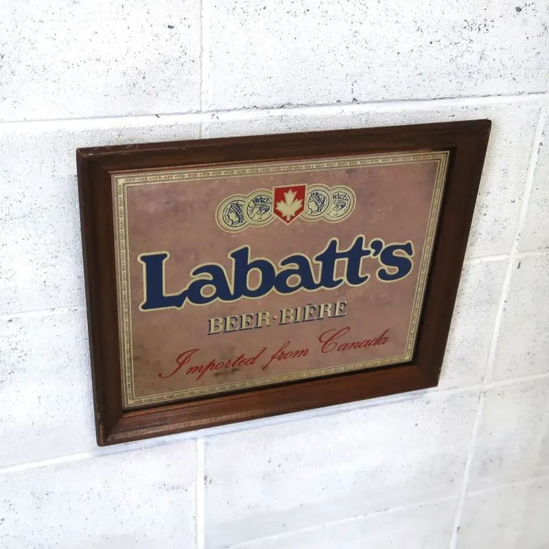Labatt BEER パブミラー