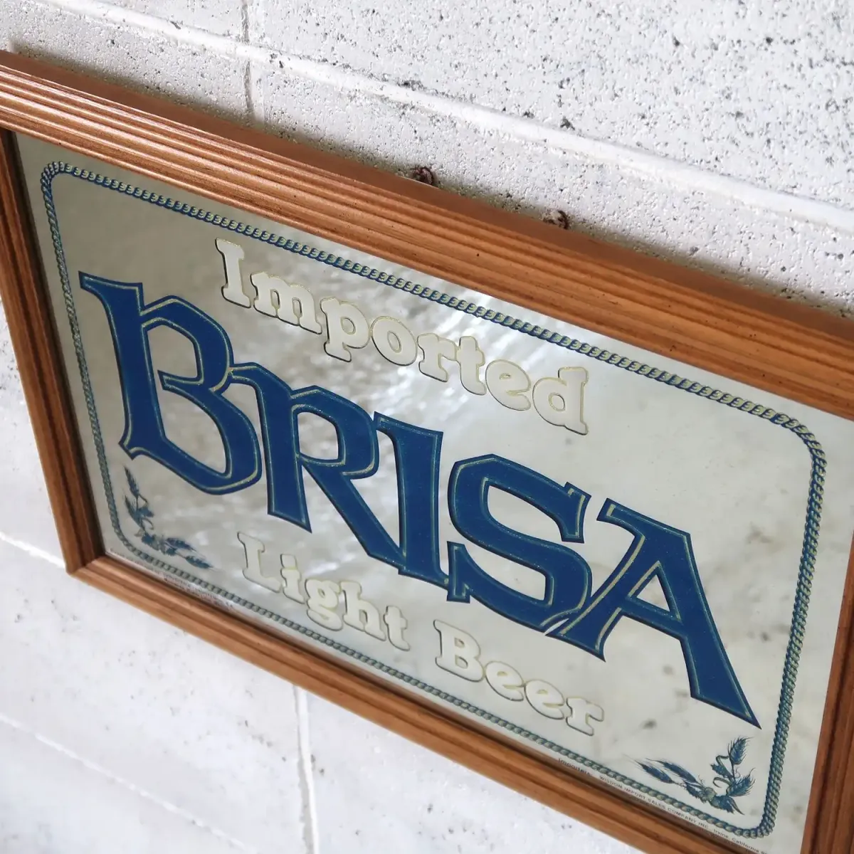 BRISA Light Beer パブミラー