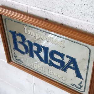 BRISA Light Beer パブミラー