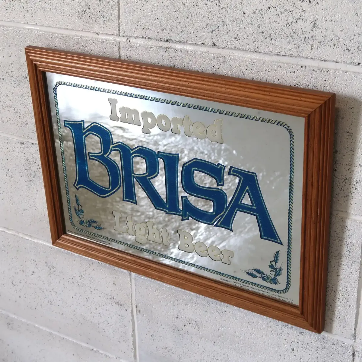 BRISA Light Beer パブミラー