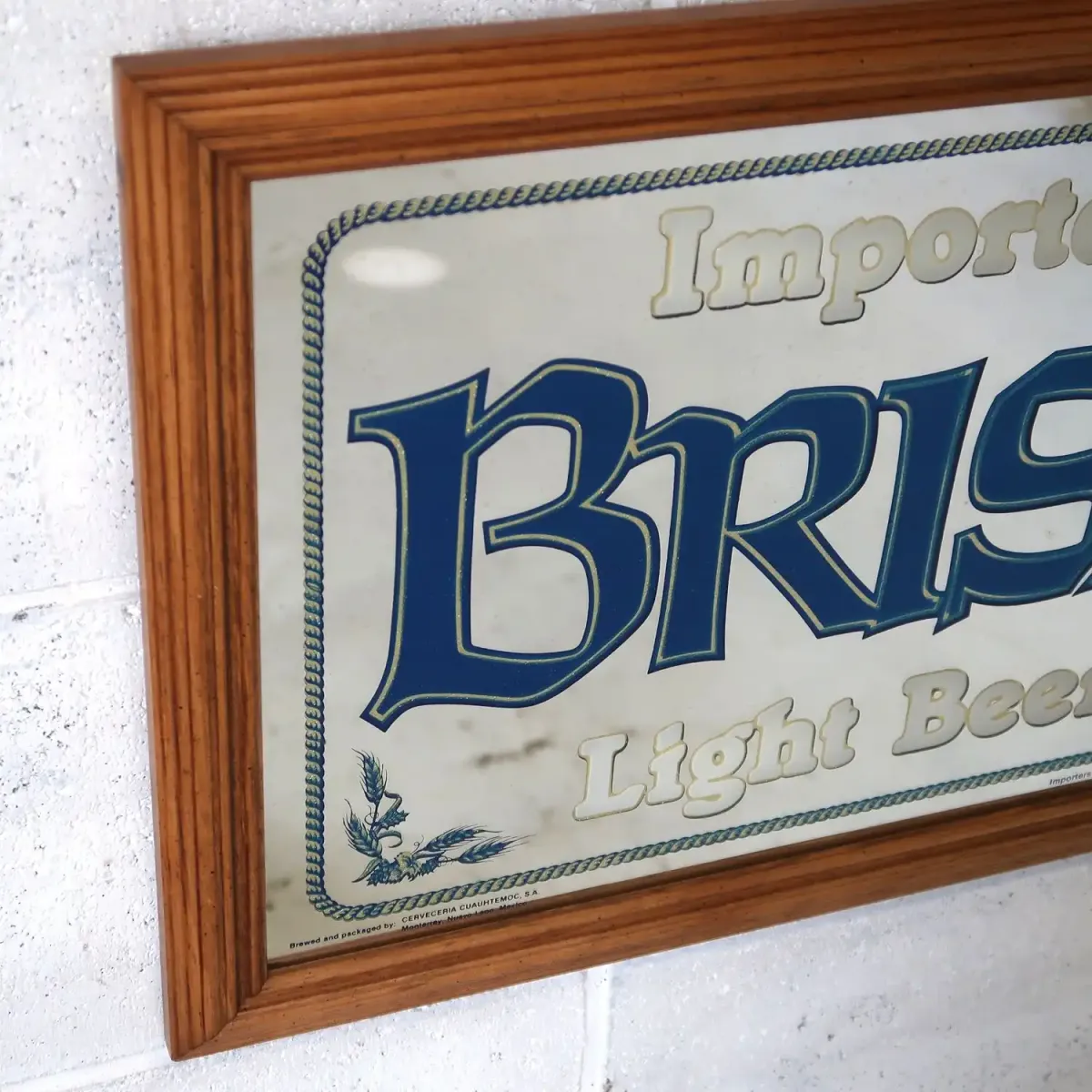 BRISA Light Beer パブミラー
