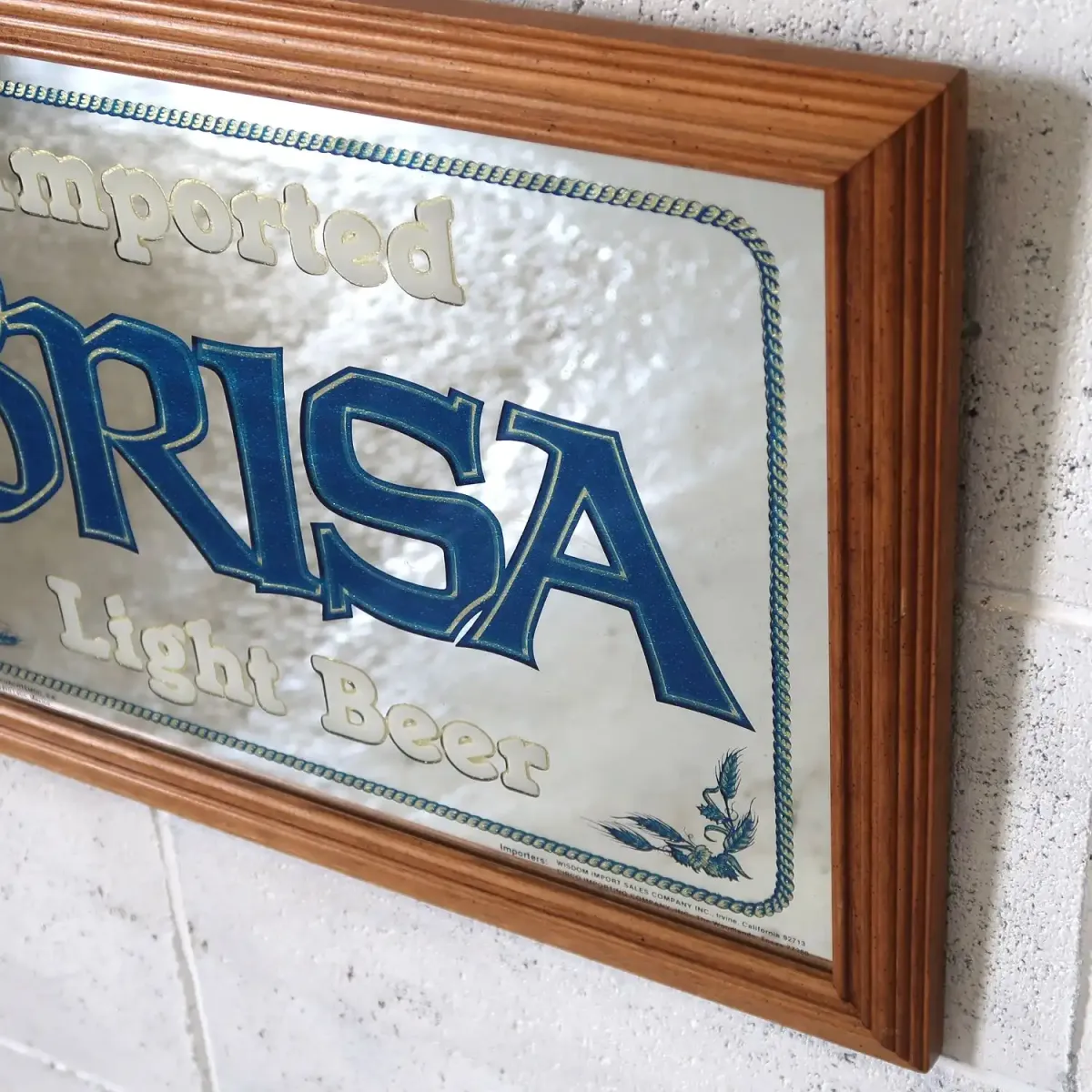 BRISA Light Beer パブミラー