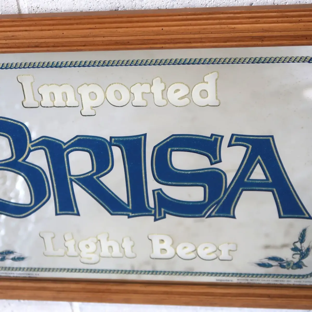 BRISA Light Beer パブミラー