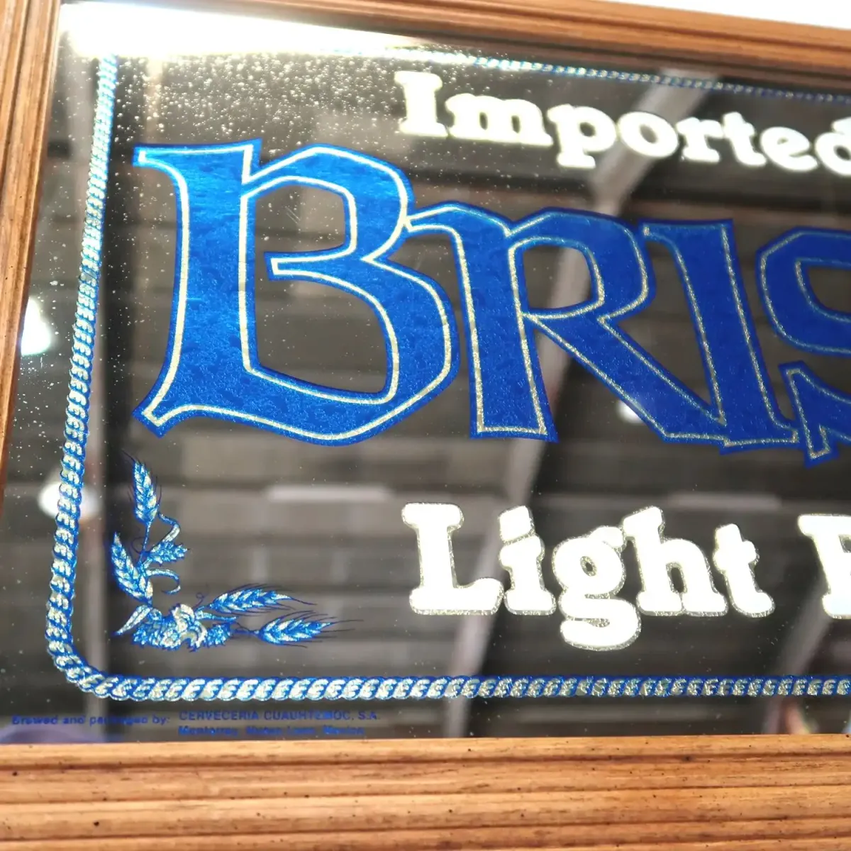 BRISA Light Beer パブミラー