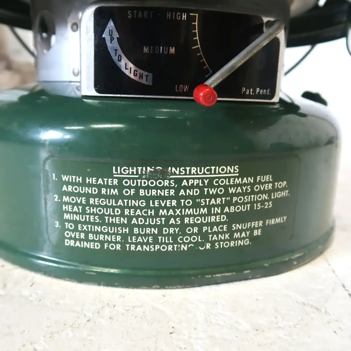1969年製 コールマン キャタリティックヒーター MODEL515