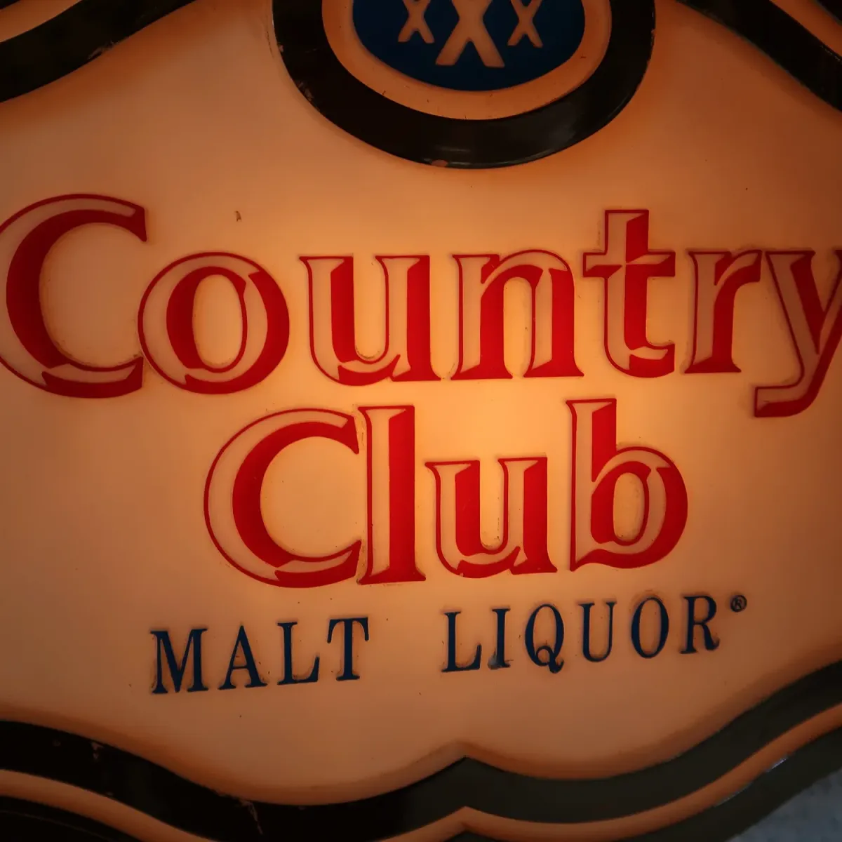 Country Club ビンテージ ライトサイン