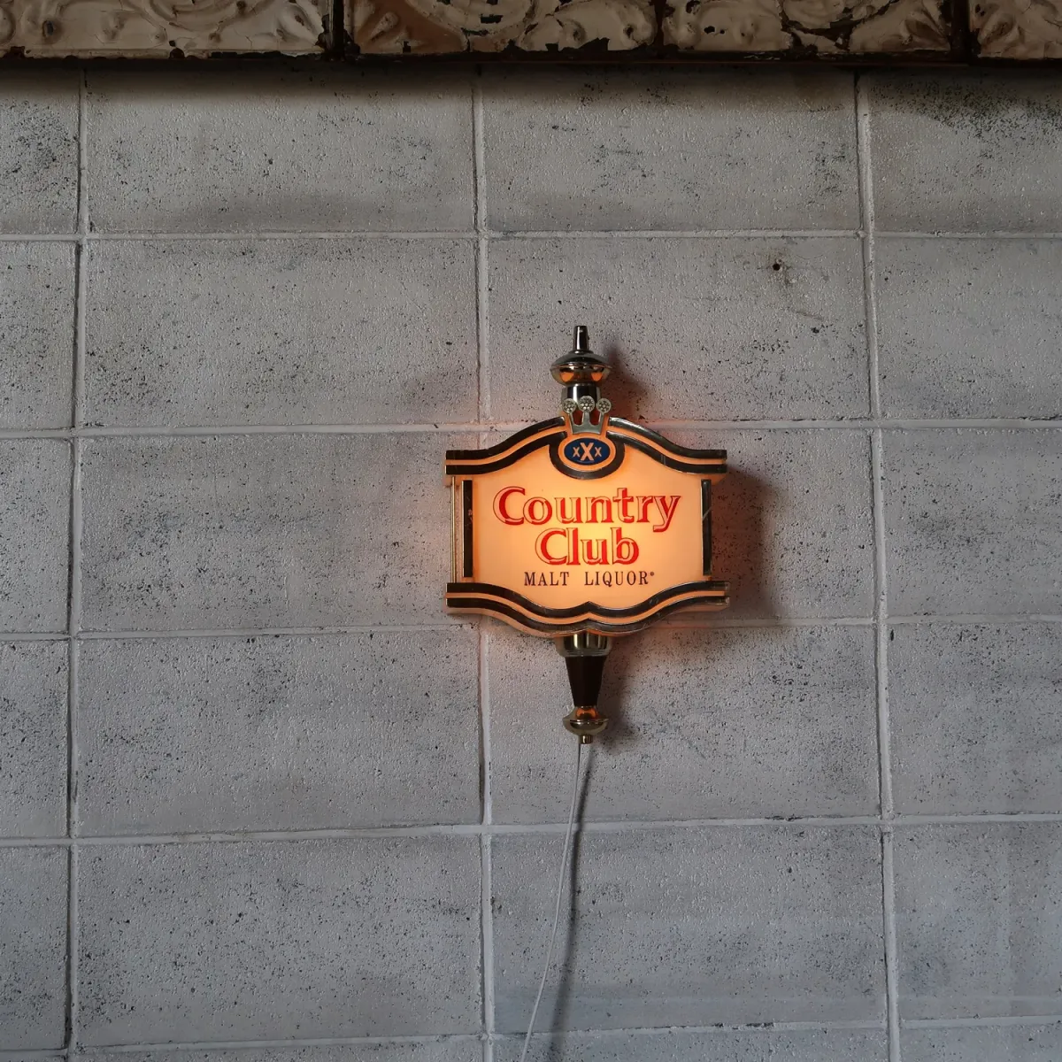 Country Club ビンテージ ライトサイン
