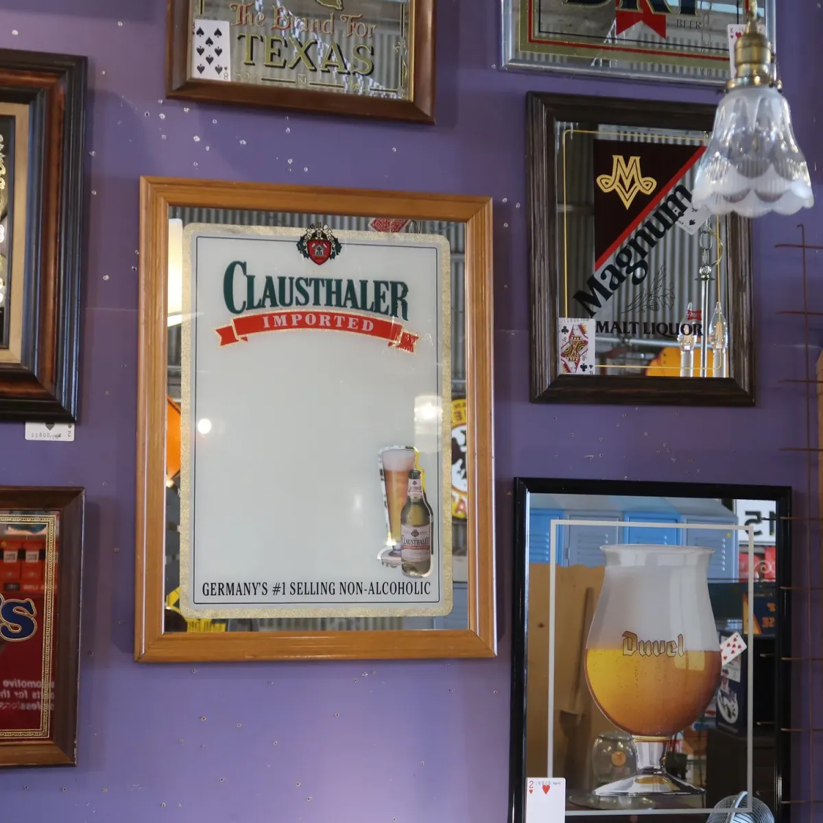 CLAUSTHALER パブミラー メニューボード