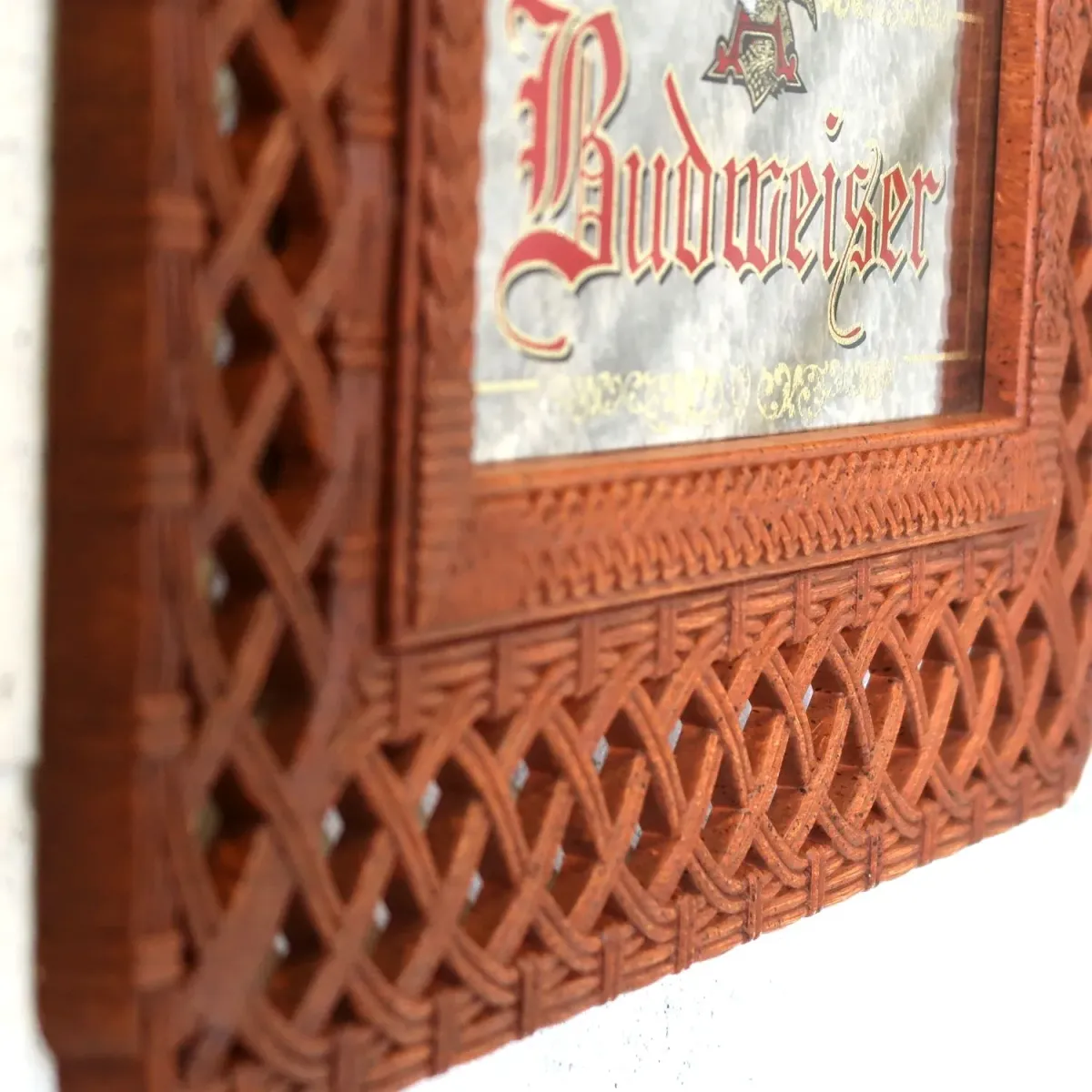 Budweiser ビンテージ パブミラー