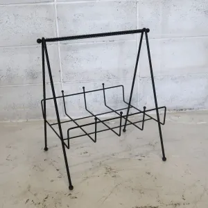 50‘s ビンテージ ワイヤーメタル レコードラック