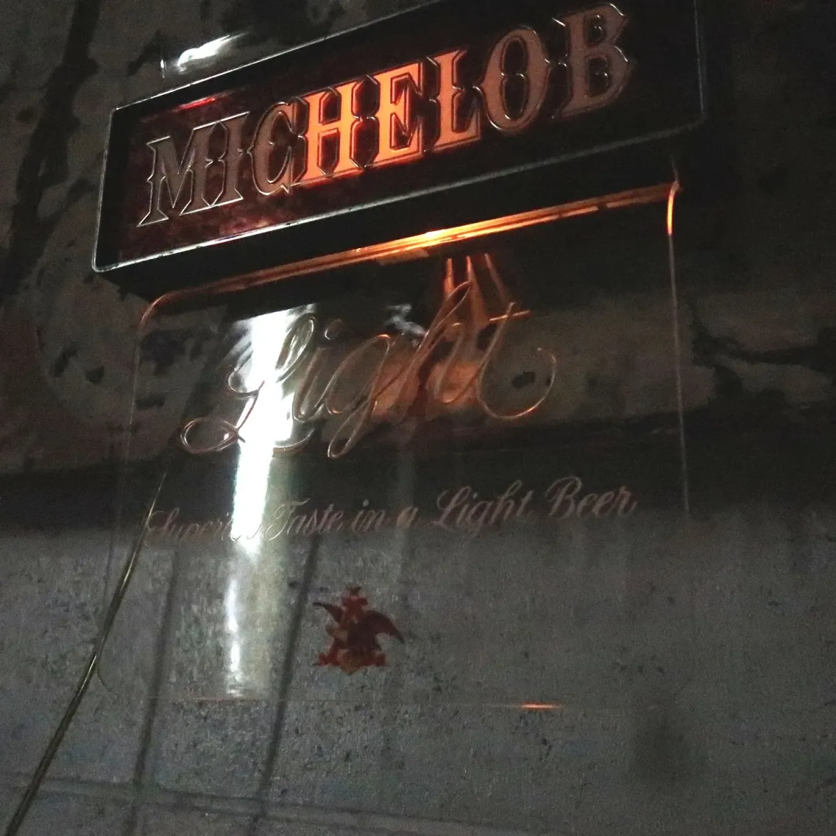 MICHELOB Light ビンテージ ライトサイン